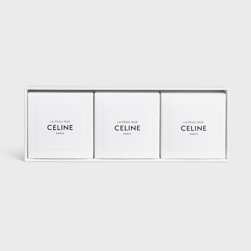 perfumed soaps set la peau nue 3x100g