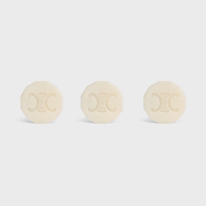 coffret de savons parfumés à leau de cologne leste 3 x 100 g