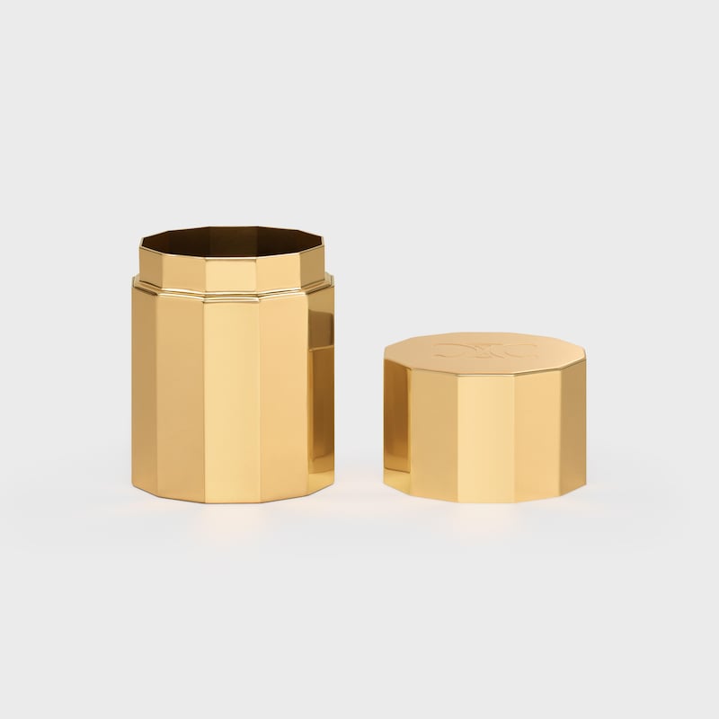 pot à cotons-tiges en aluminium