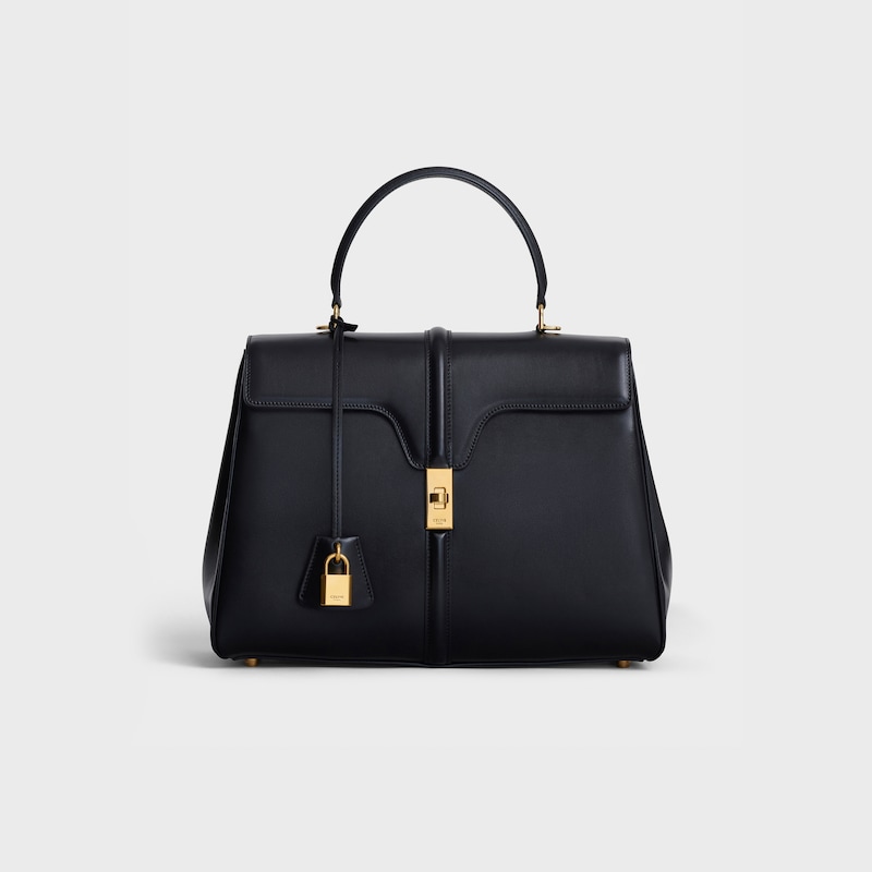sac classique 16 en cuir de veau satiné