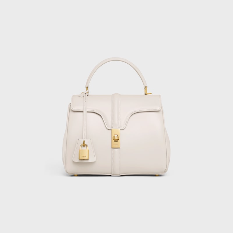 petit sac 16 en cuir de veau satiné