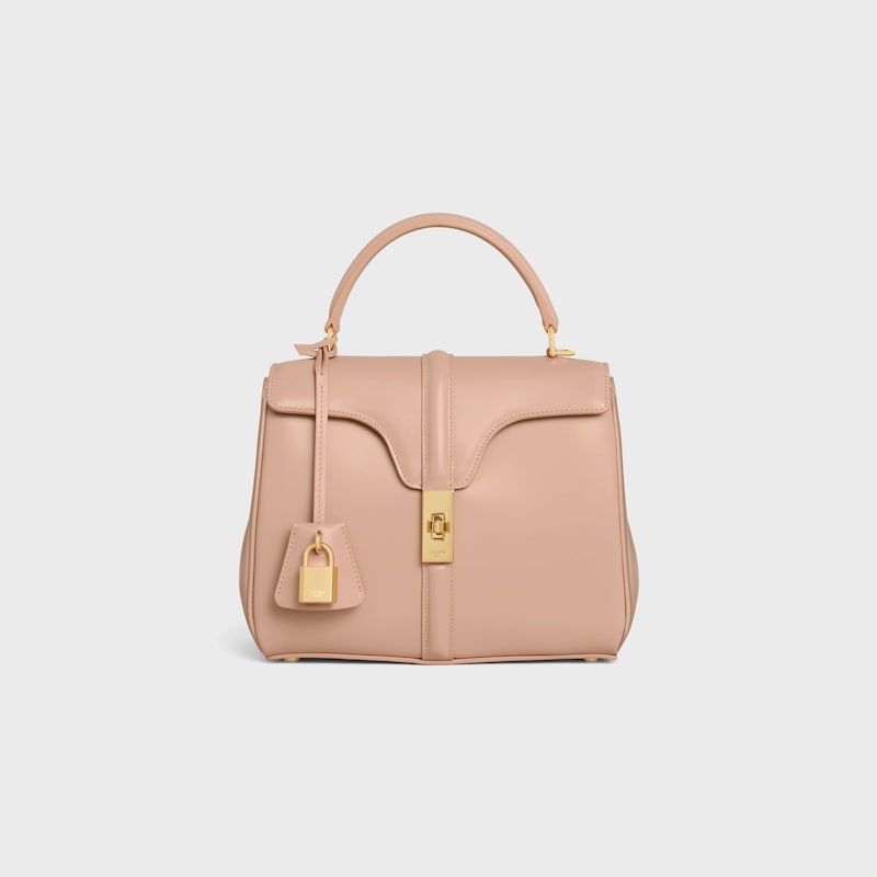 petit sac 16 en cuir de veau satiné