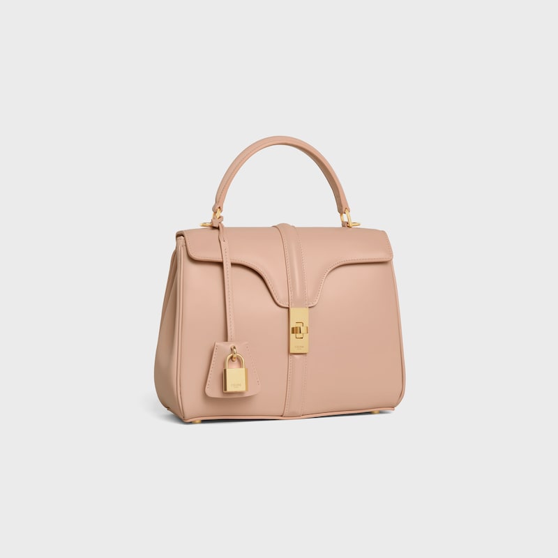 petit sac 16 en cuir de veau satiné