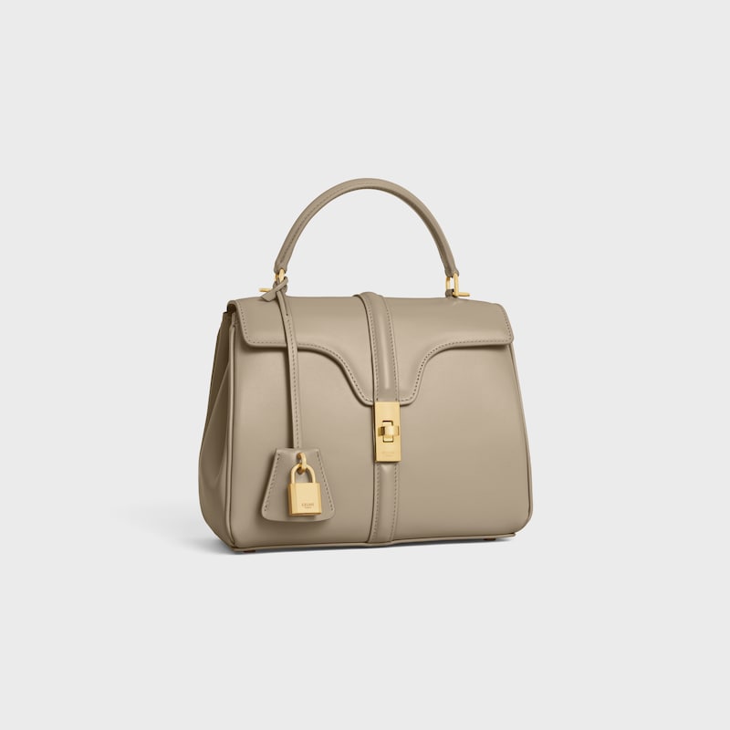 petit sac 16 en cuir de veau satiné