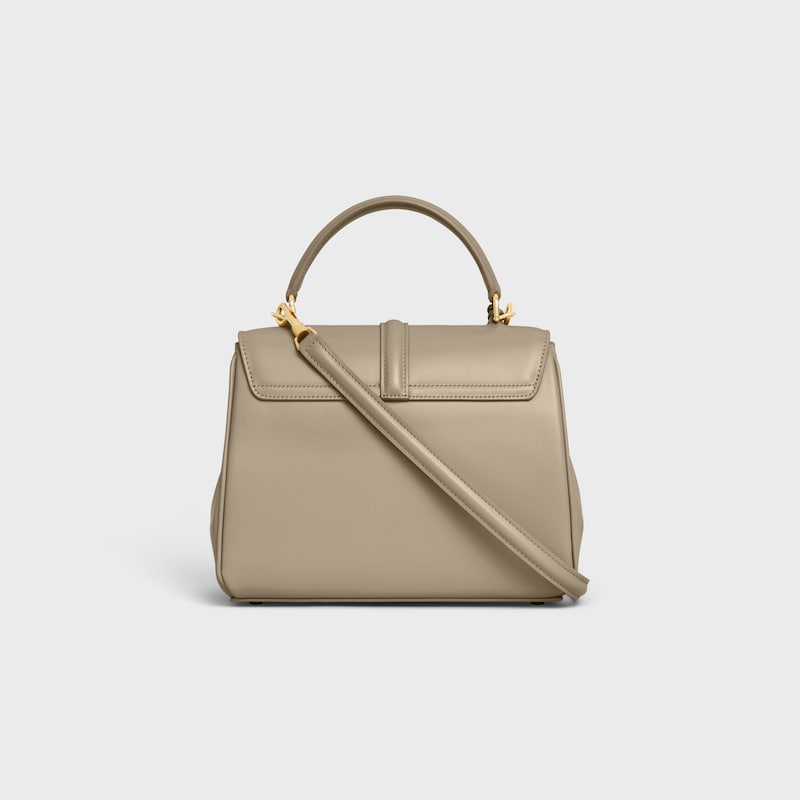 petit sac 16 en cuir de veau satiné