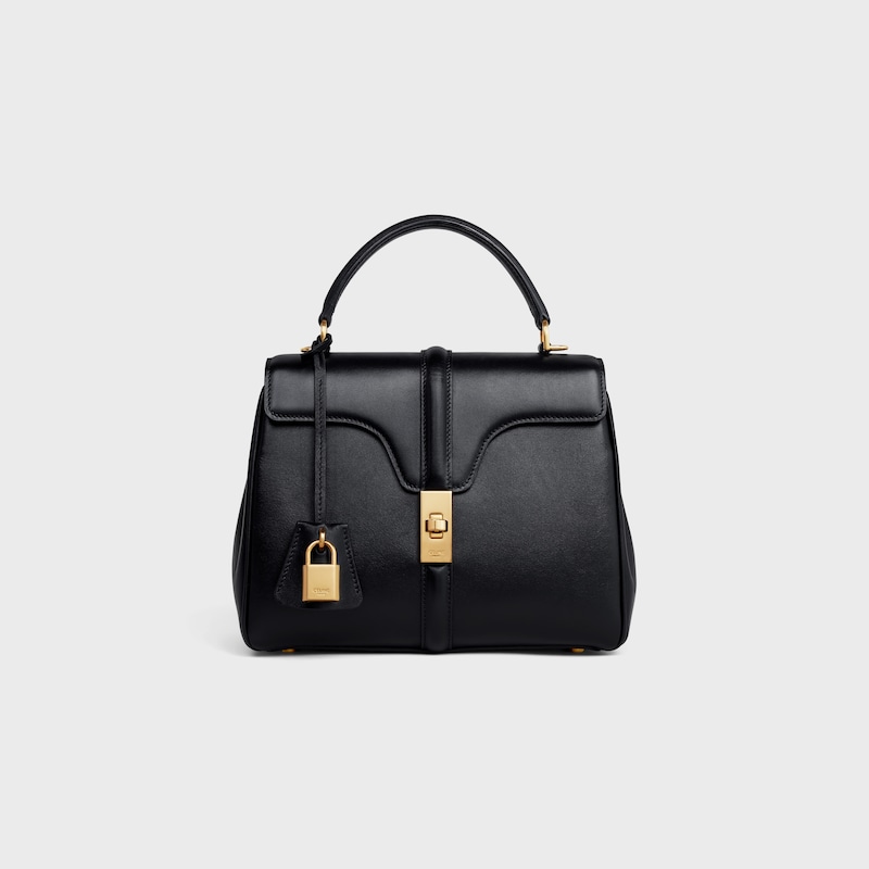 petit sac 16 en cuir de veau satiné