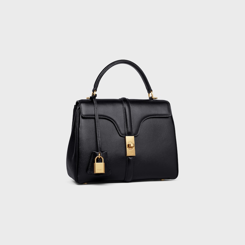 petit sac 16 en cuir de veau satiné