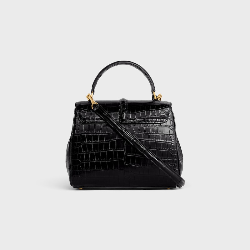 petit sac de 16 pouces en crocodile porosus
