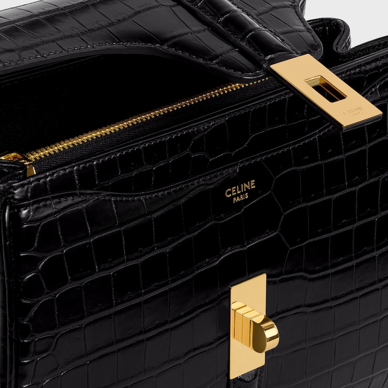 petit sac de 16 pouces en crocodile porosus
