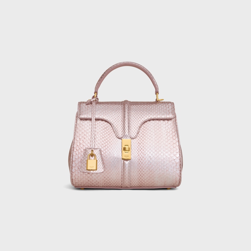 petit sac de 16 pouces en python nacré