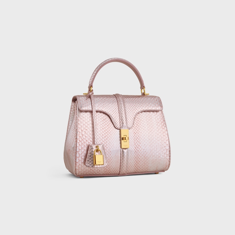 petit sac de 16 pouces en python nacré
