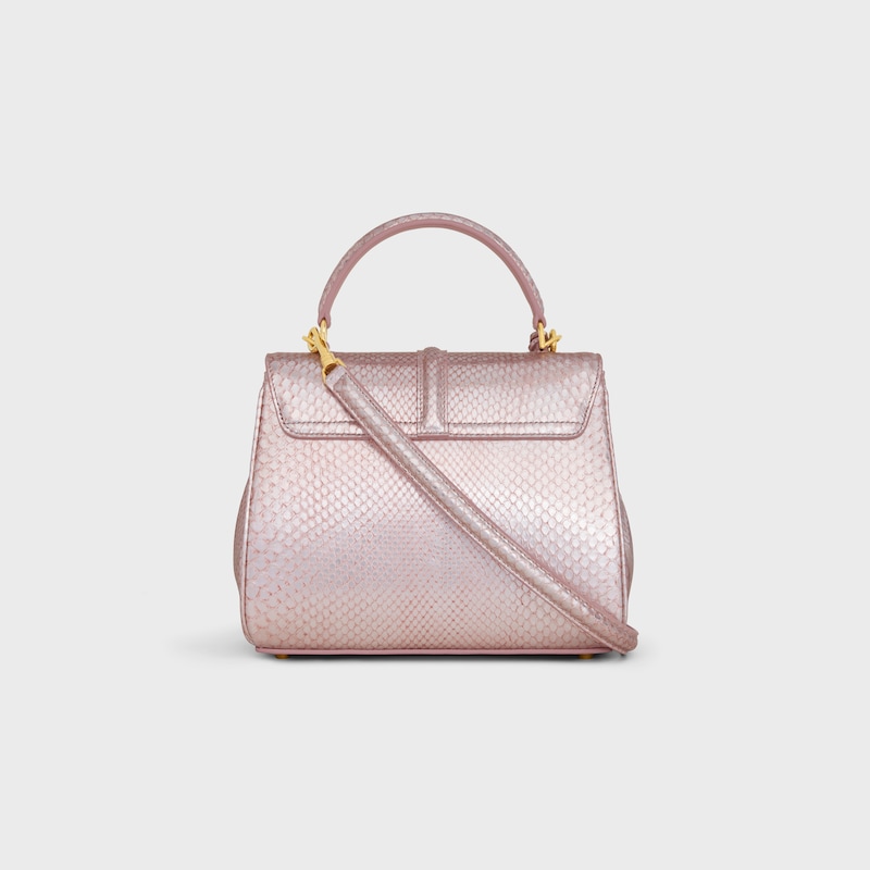 petit sac de 16 pouces en python nacré