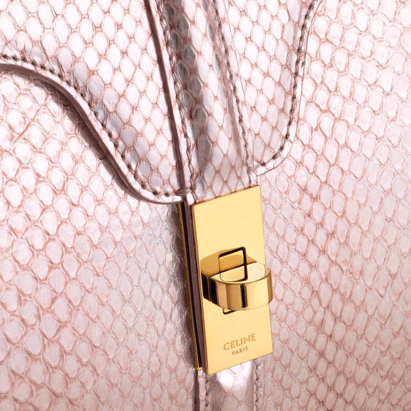 petit sac de 16 pouces en python nacré