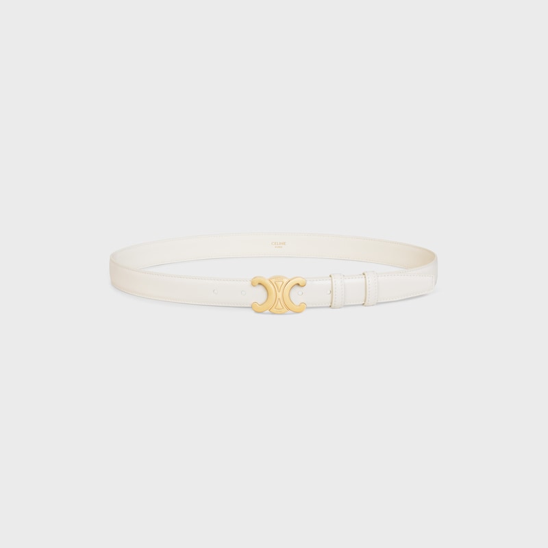 ceinture triomphe moyenne 25 mm en cuir taurillon