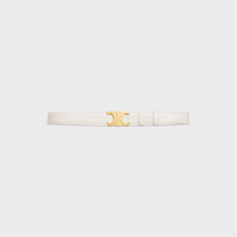 ceinture triomphe moyenne 25 mm en cuir taurillon
