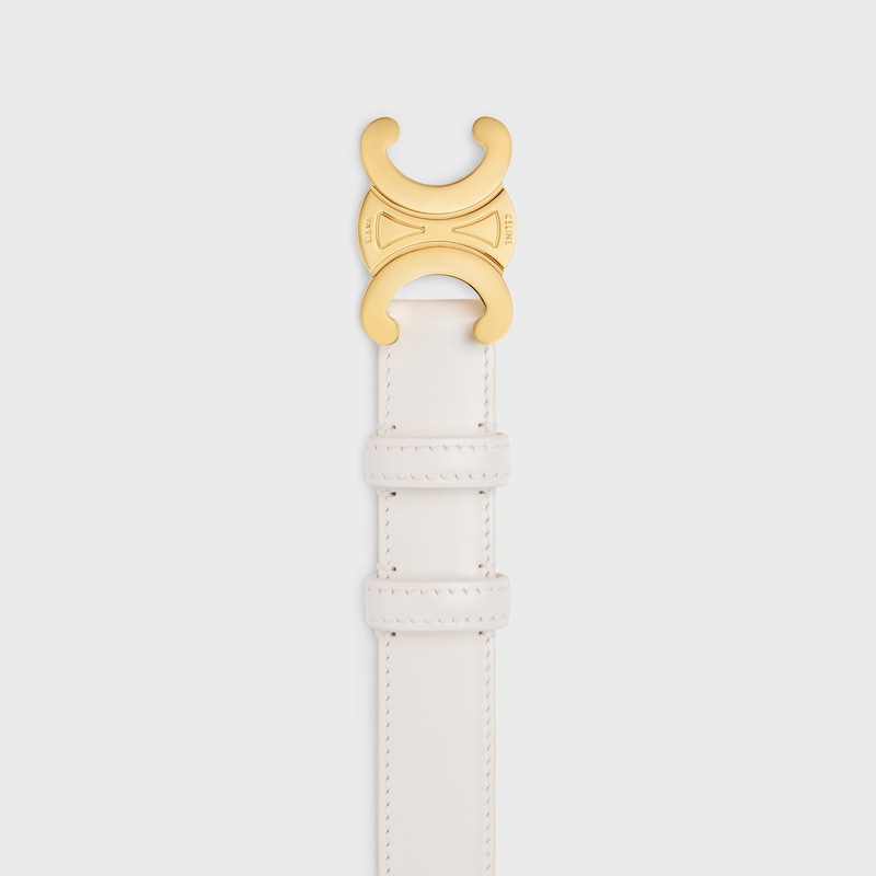 ceinture triomphe moyenne 25 mm en cuir taurillon