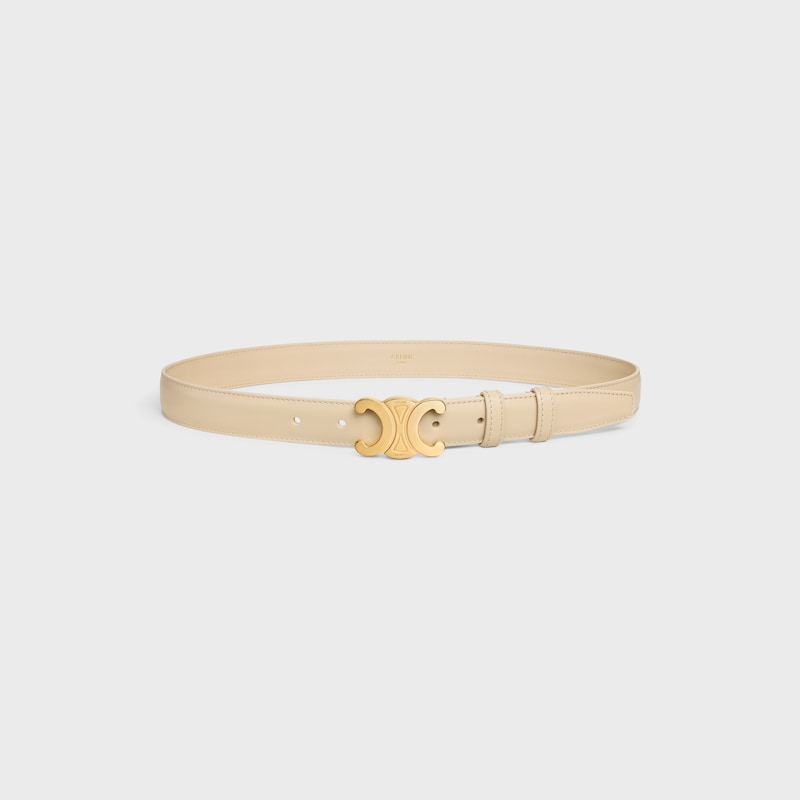 ceinture triomphe moyenne 25 mm en cuir taurillon