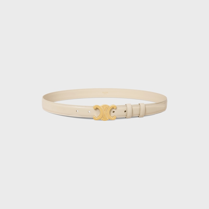 ceinture triomphe moyenne 25 mm en cuir taurillon