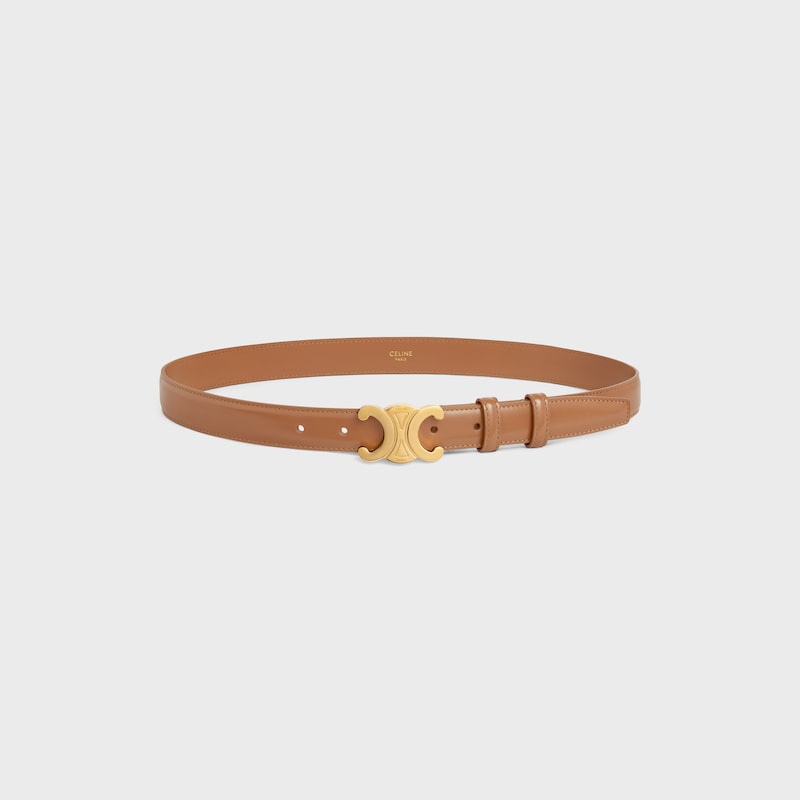 ceinture triomphe moyenne 25 mm en cuir taurillon