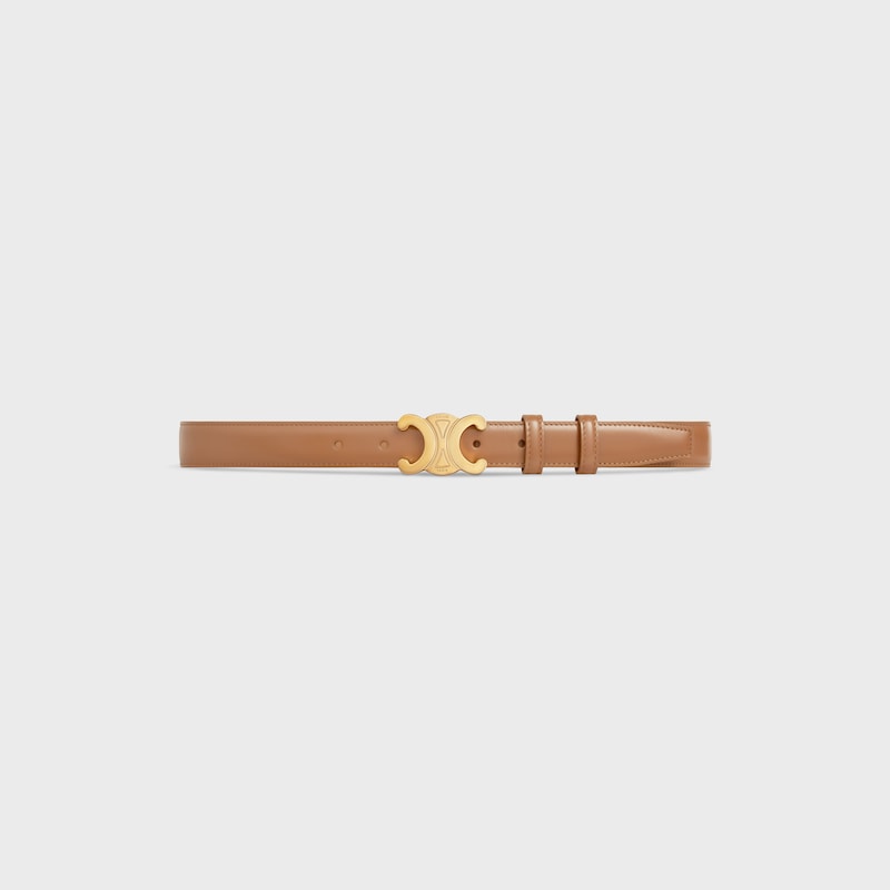 ceinture triomphe moyenne 25 mm en cuir taurillon