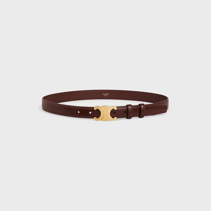 ceinture triomphe moyenne 25 mm en cuir taurillon