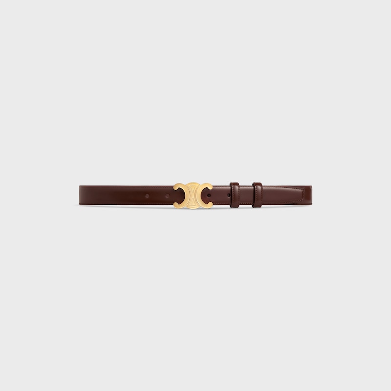 ceinture triomphe moyenne 25 mm en cuir taurillon