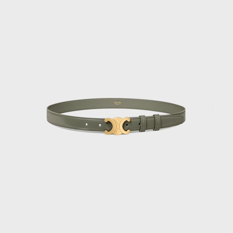 ceinture triomphe moyenne 25 mm en cuir taurillon