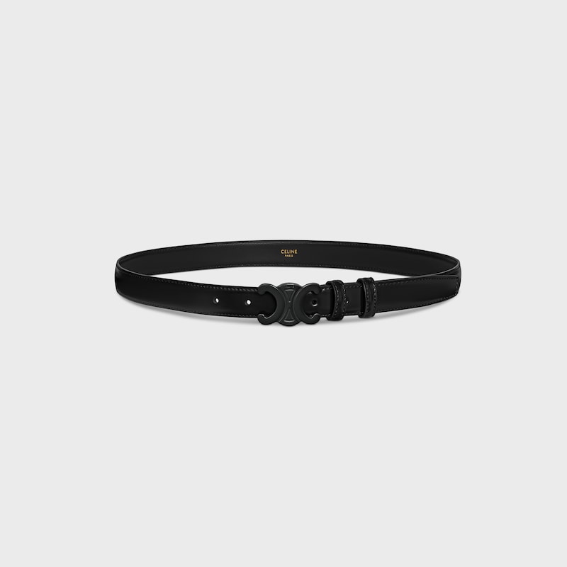 ceinture triomphe moyenne 25 mm en cuir taurillon