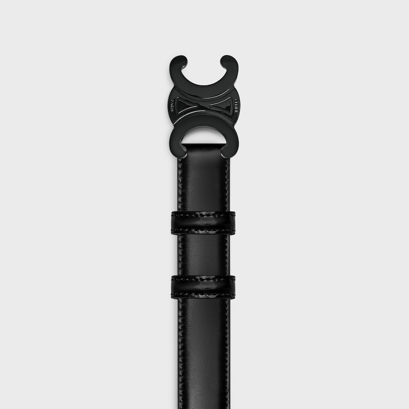 ceinture triomphe moyenne 25 mm en cuir taurillon