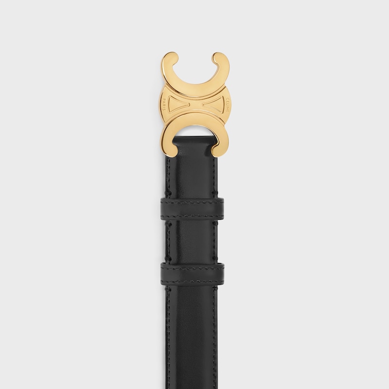 ceinture triomphe moyenne 25 mm en cuir taurillon