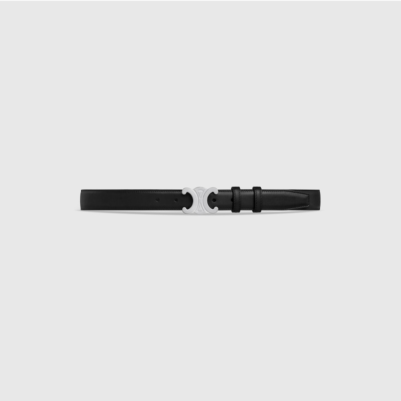 ceinture triomphe moyenne 25 mm en cuir taurillon