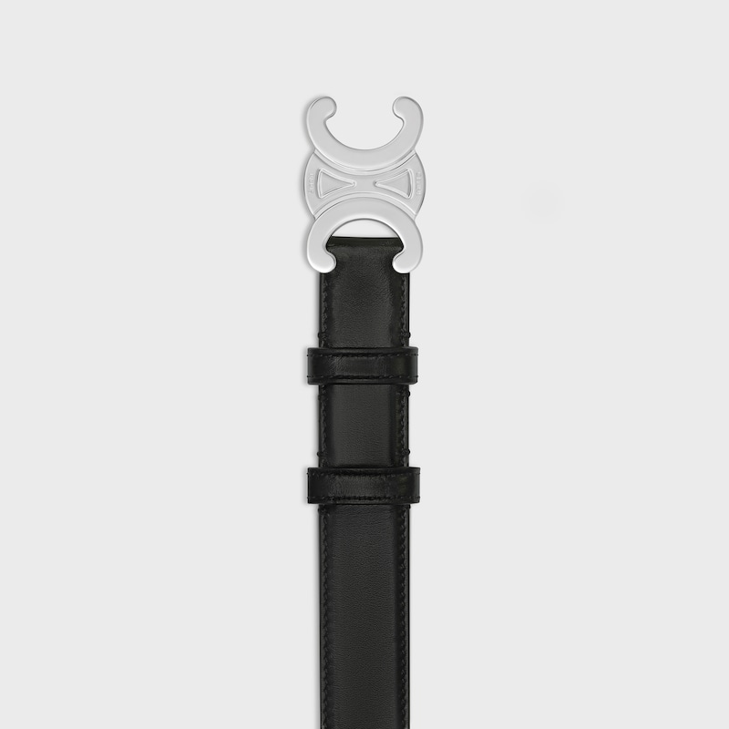 ceinture triomphe moyenne 25 mm en cuir taurillon