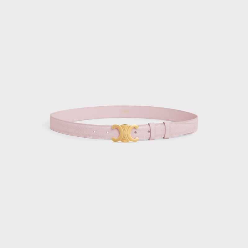 ceinture triomphe moyenne 25 mm en lézard
