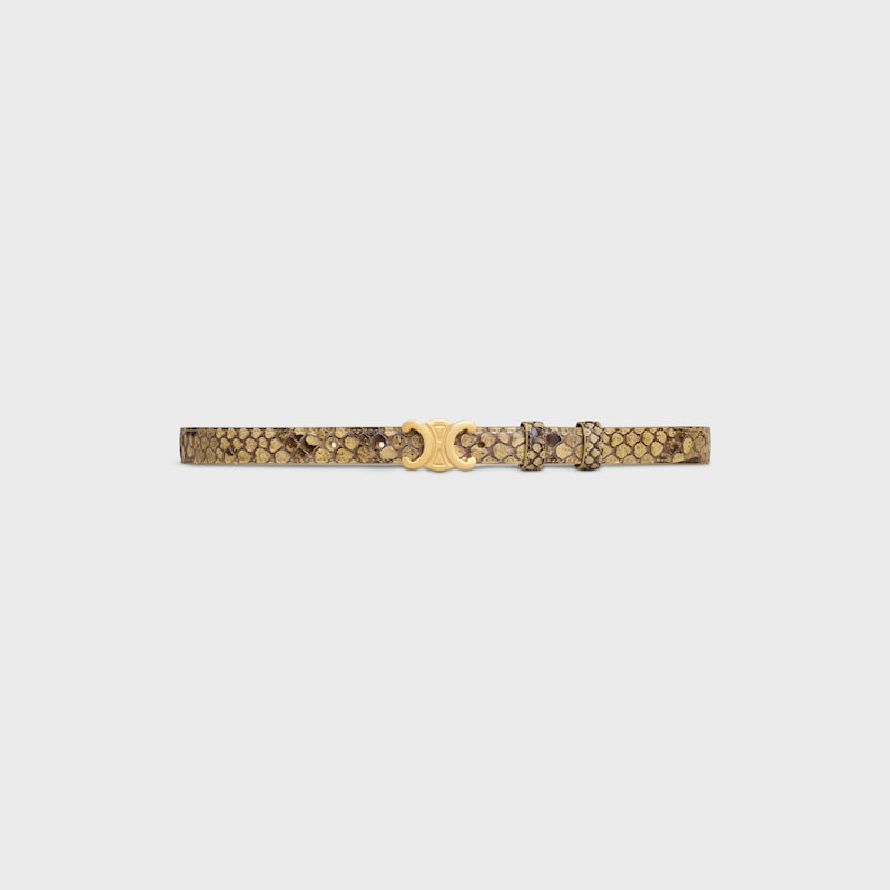ceinture triomphe petite taille 18 mm en python