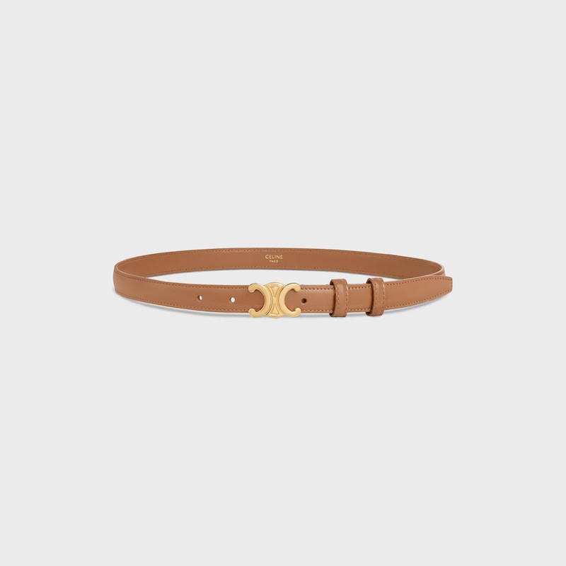 ceinture triomphe petite taille 18 mm en cuir taurillon