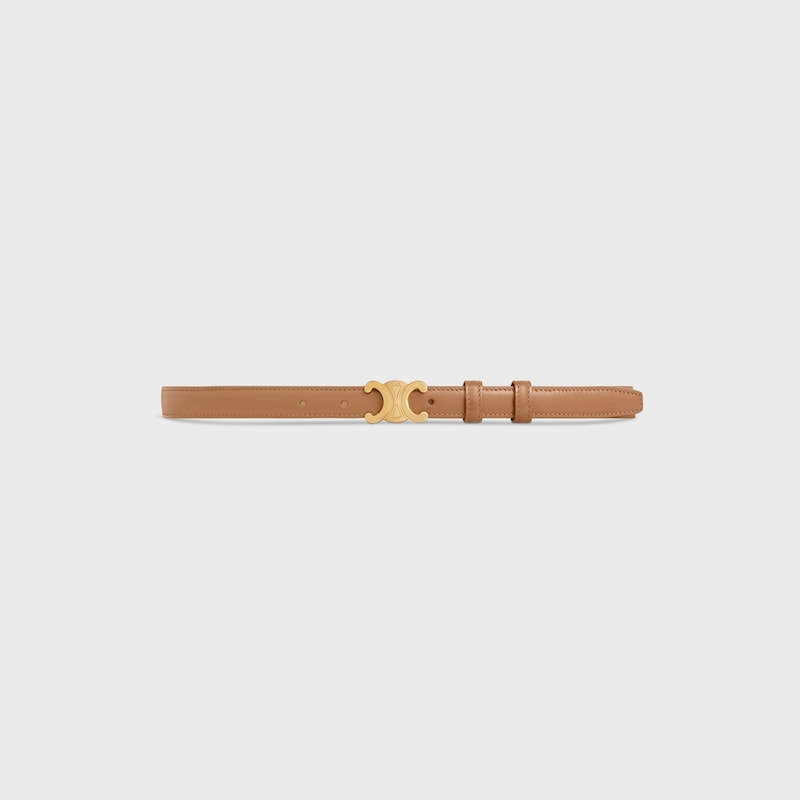 ceinture triomphe petite taille 18 mm en cuir taurillon