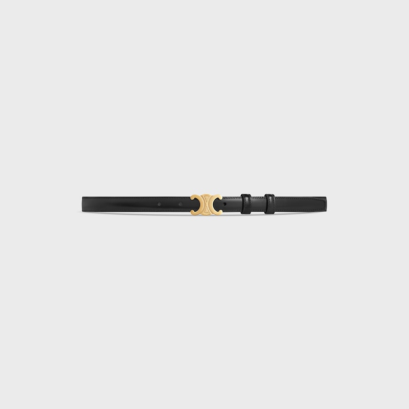 ceinture triomphe petite taille 18 mm en cuir taurillon