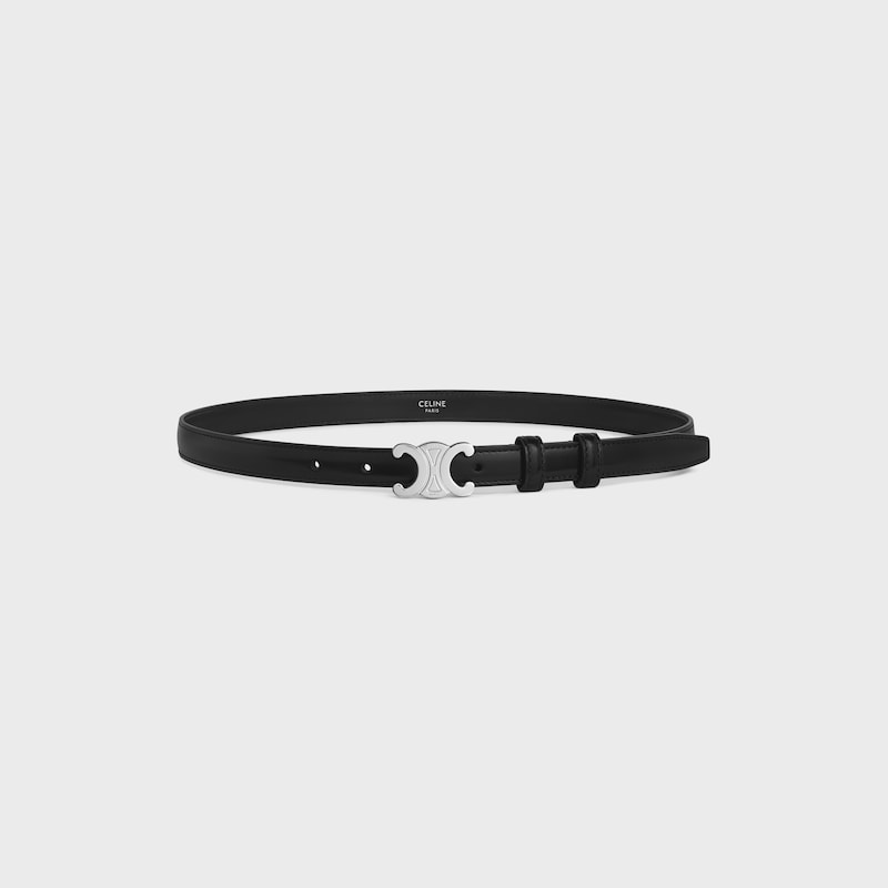 ceinture triomphe petite taille 18 mm en cuir taurillon
