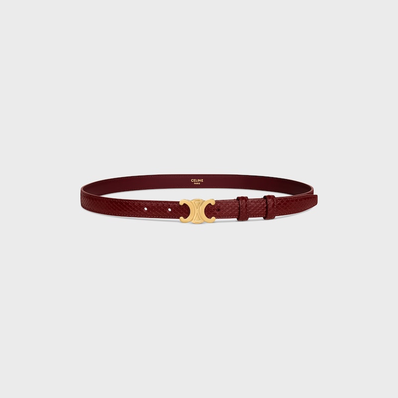 ceinture triomphe petite taille 18 mm en python
