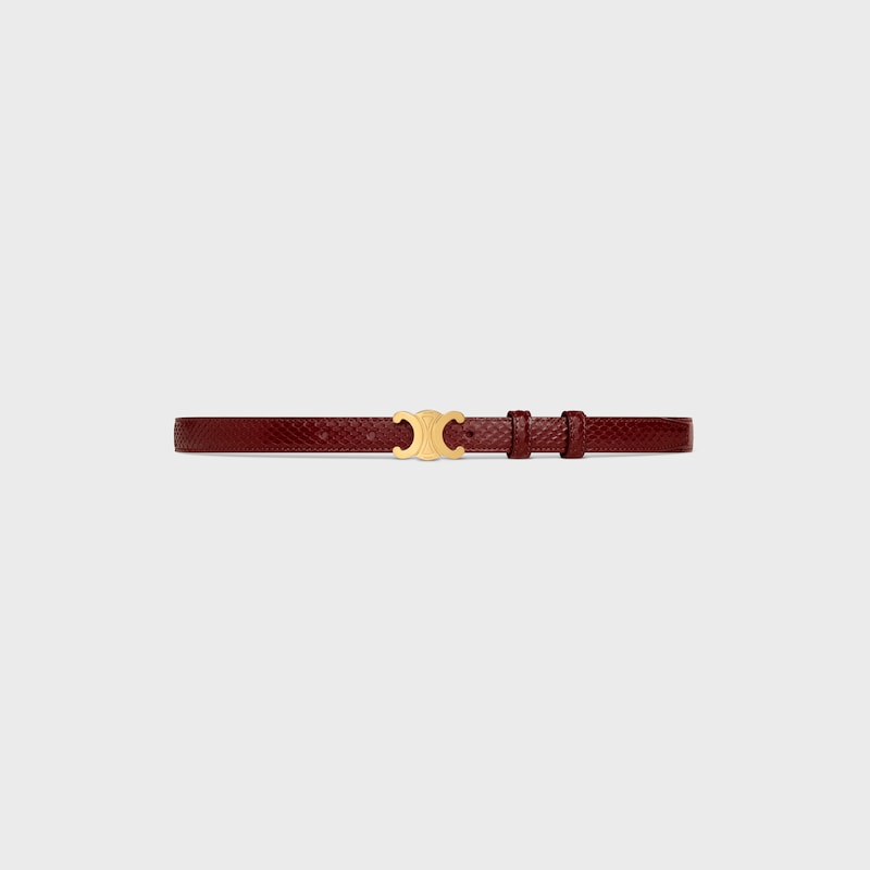 ceinture triomphe petite taille 18 mm en python