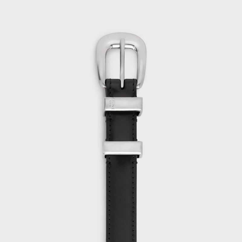ceinture western 18 mm en cuir taurillon