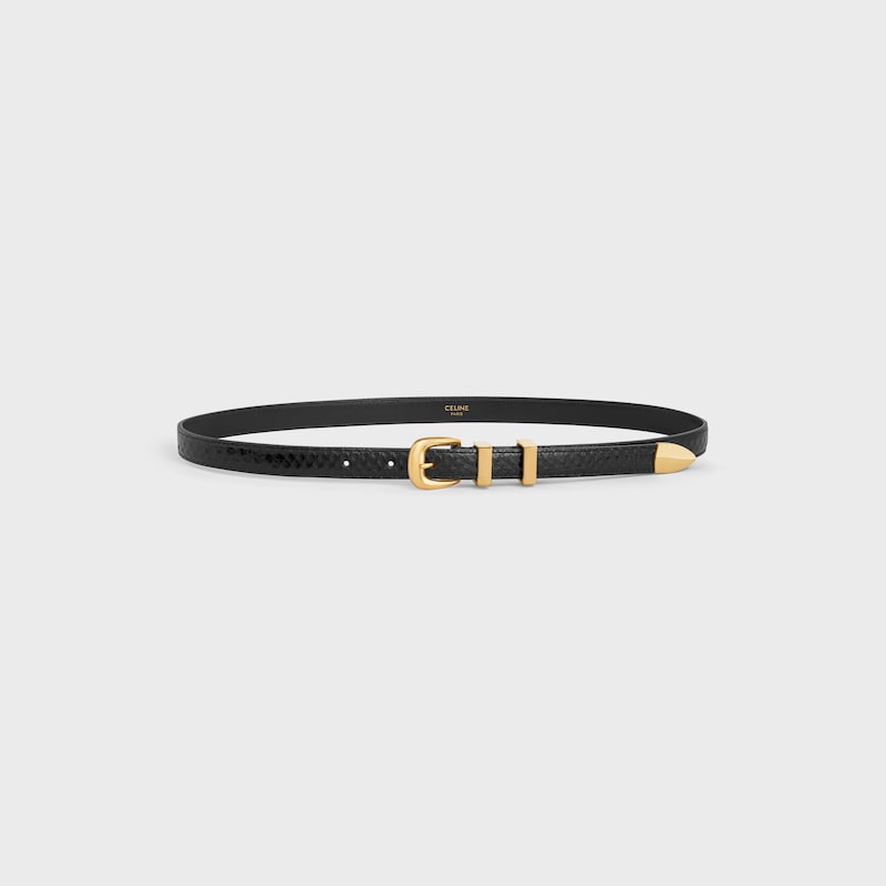 ceinture western 18 mm en python