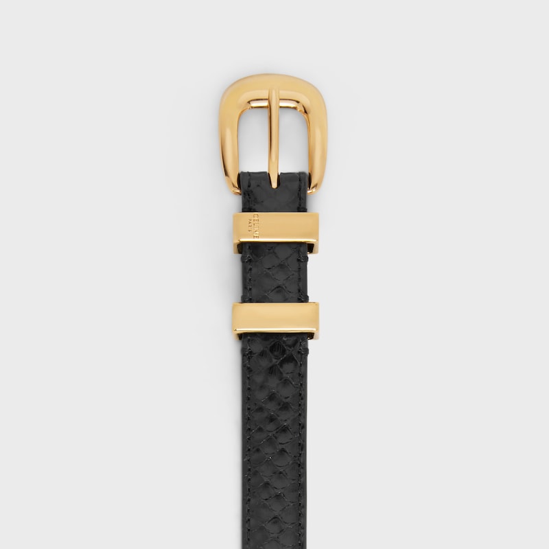 ceinture western 18 mm en python