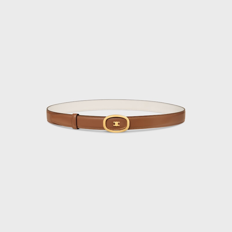 ceinture réversible celine alix moyenne 25 mm en taurillon