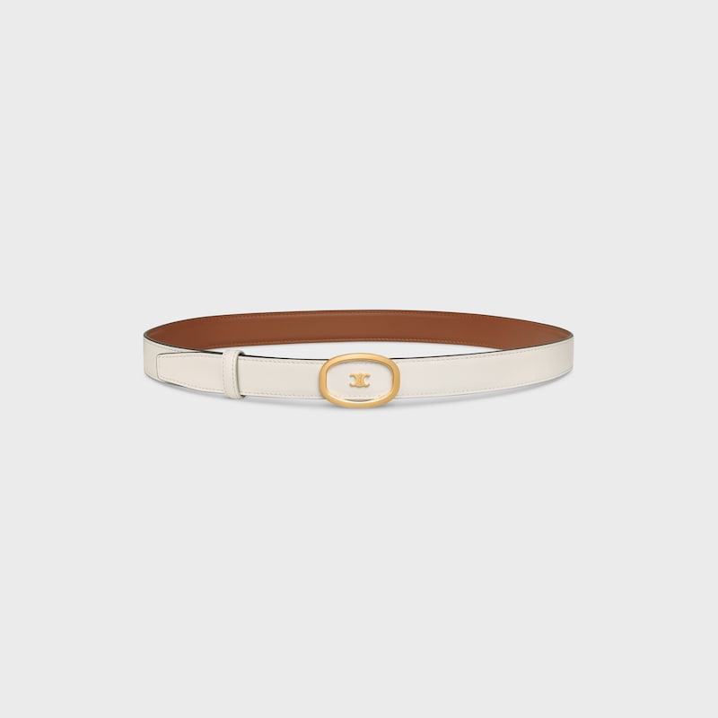 ceinture réversible celine alix moyenne 25 mm en taurillon