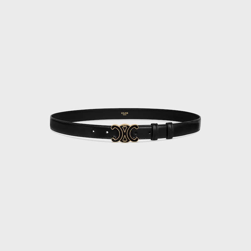 ceinture triomphe moyenne 25 mm en cuir taurillon