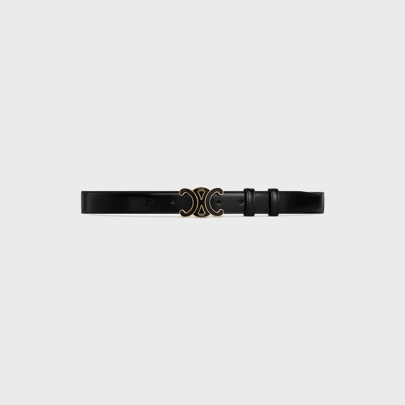 ceinture triomphe moyenne 25 mm en cuir taurillon