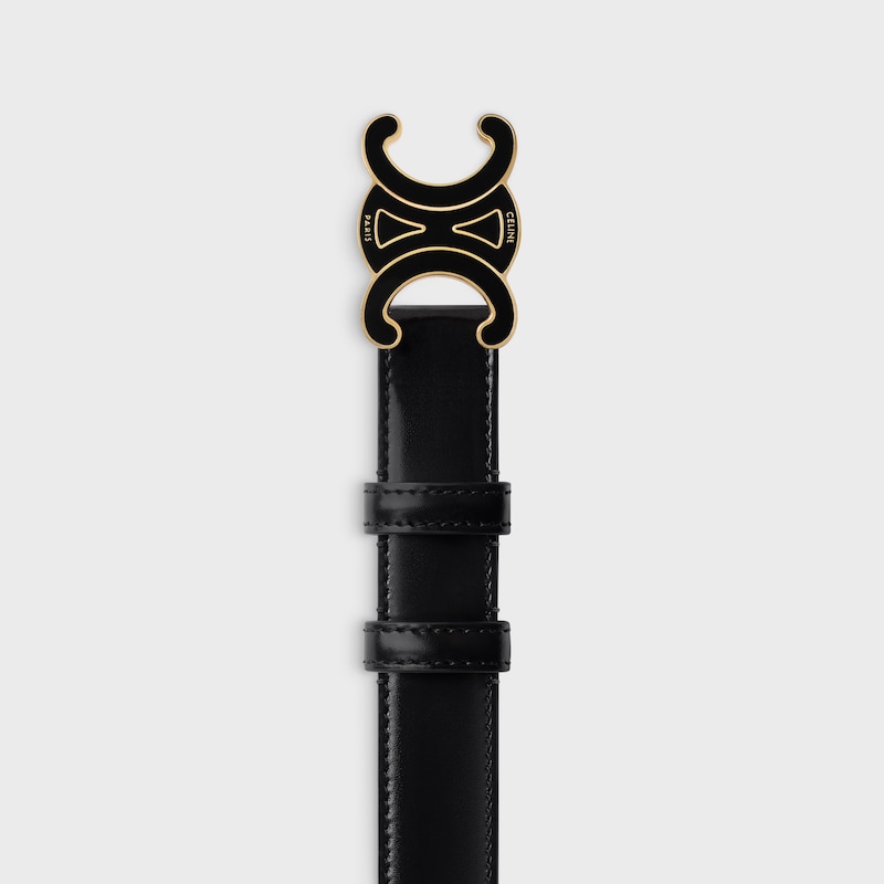 ceinture triomphe moyenne 25 mm en cuir taurillon