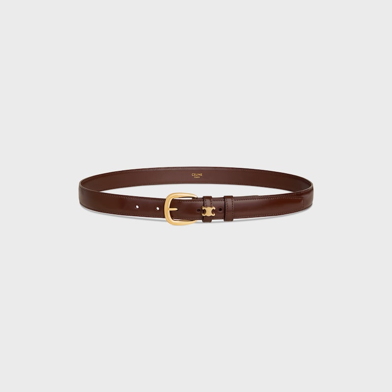 ceinture vivienne moyenne 25 mm en cuir taurillon