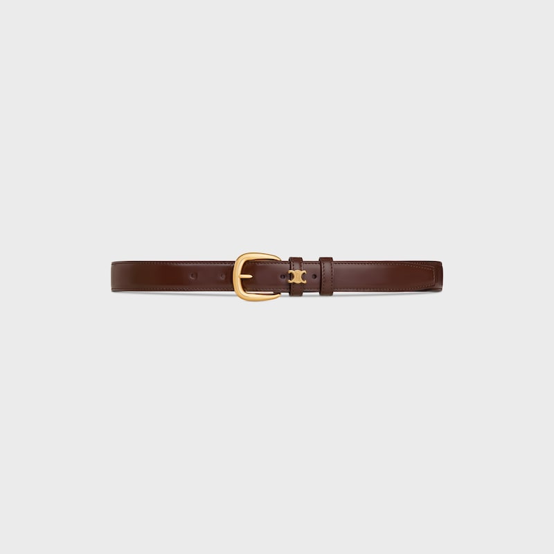 ceinture vivienne moyenne 25 mm en cuir taurillon